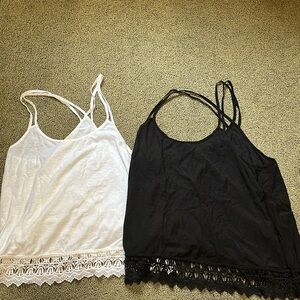 Tank top size L Black and White
